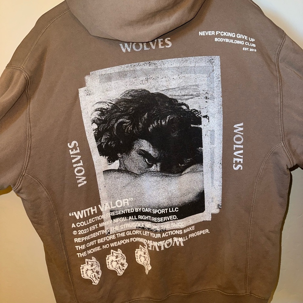 Darc Sport Brown Graphic Hoodie